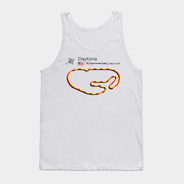 Racing Circuit Daytona - USA Tank Top by Aurealis